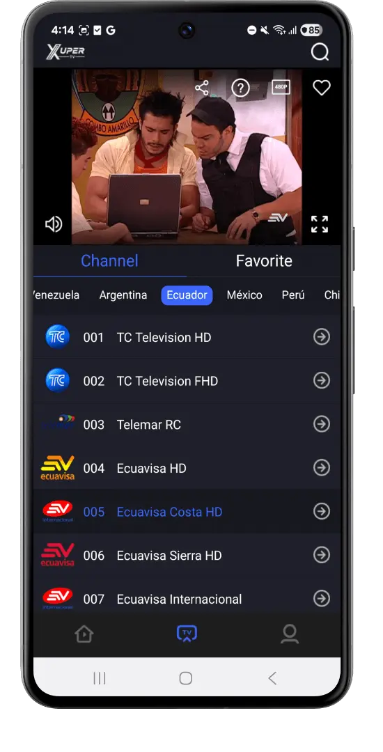 Country Wise Channels